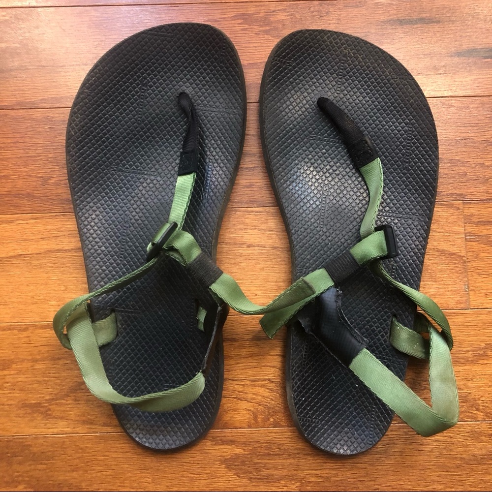 Shamma Sandals - Big Green Basin Cruzers Men’s size 11 - barefoot sandals
